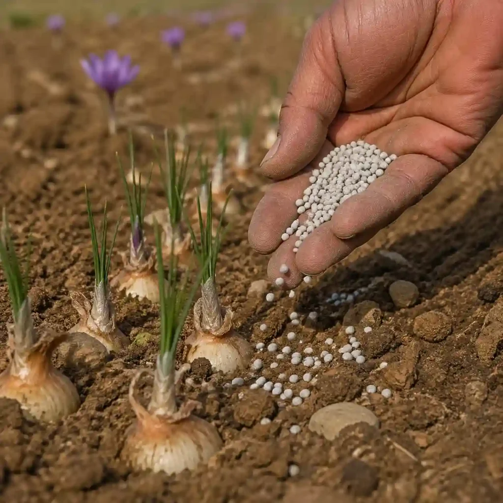 برنامه کود دهی زعفران؛ راهنمای عملی افزایش گل و عملکرد 2 چرا کود دهی زعفران مهمه